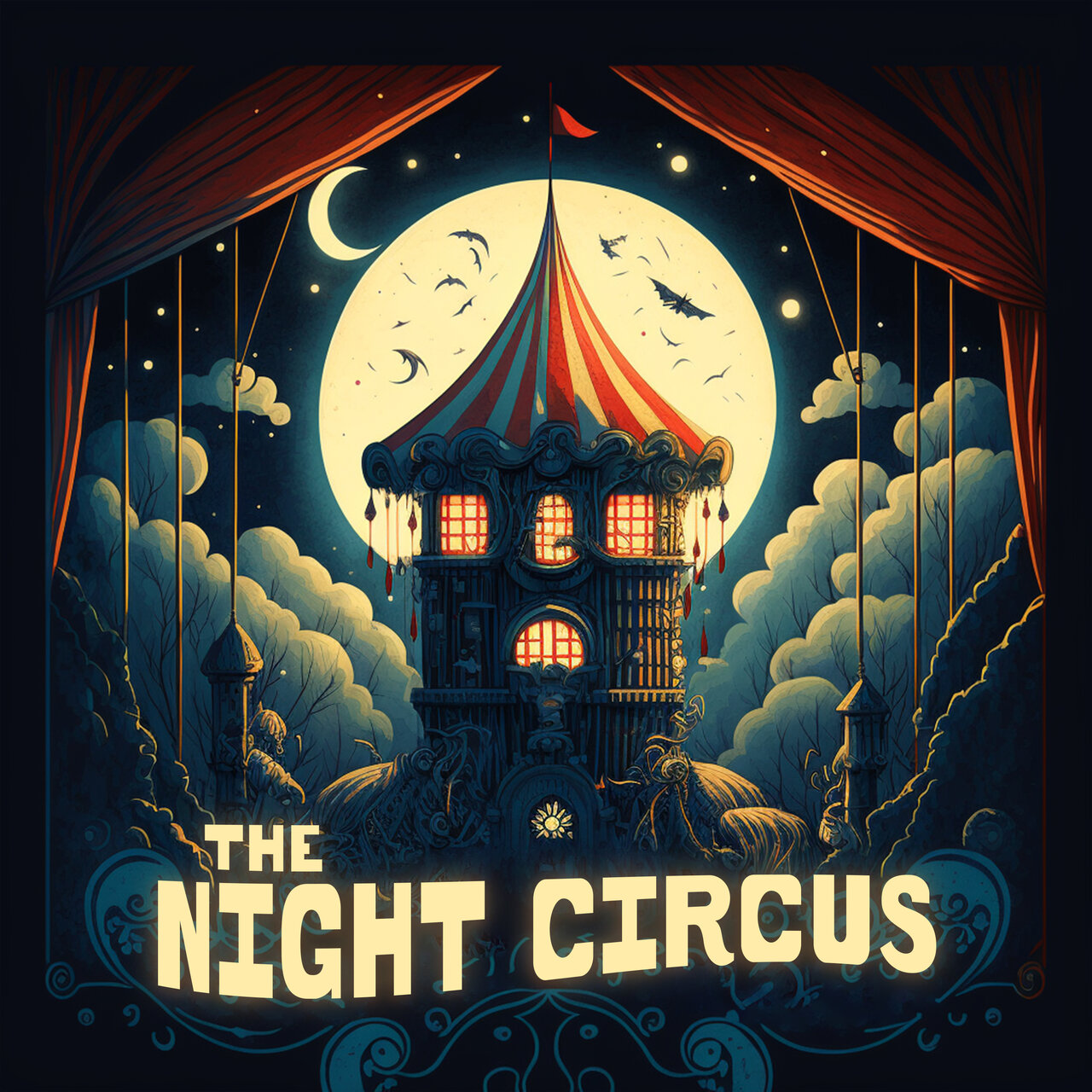 Audiobook cover for The Night Circus