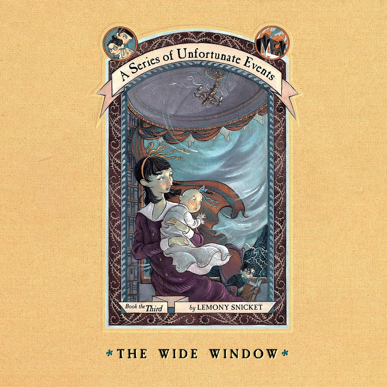 Audiobook cover for The Wide Window