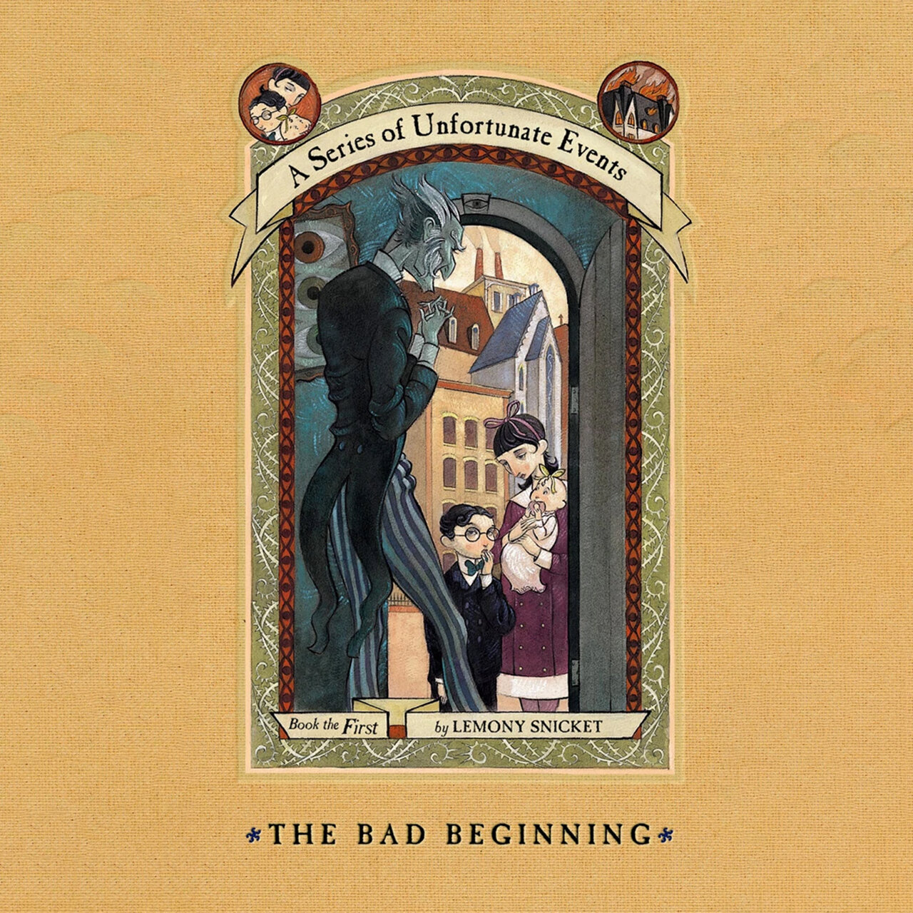 Audiobook cover for The Bad Beginning