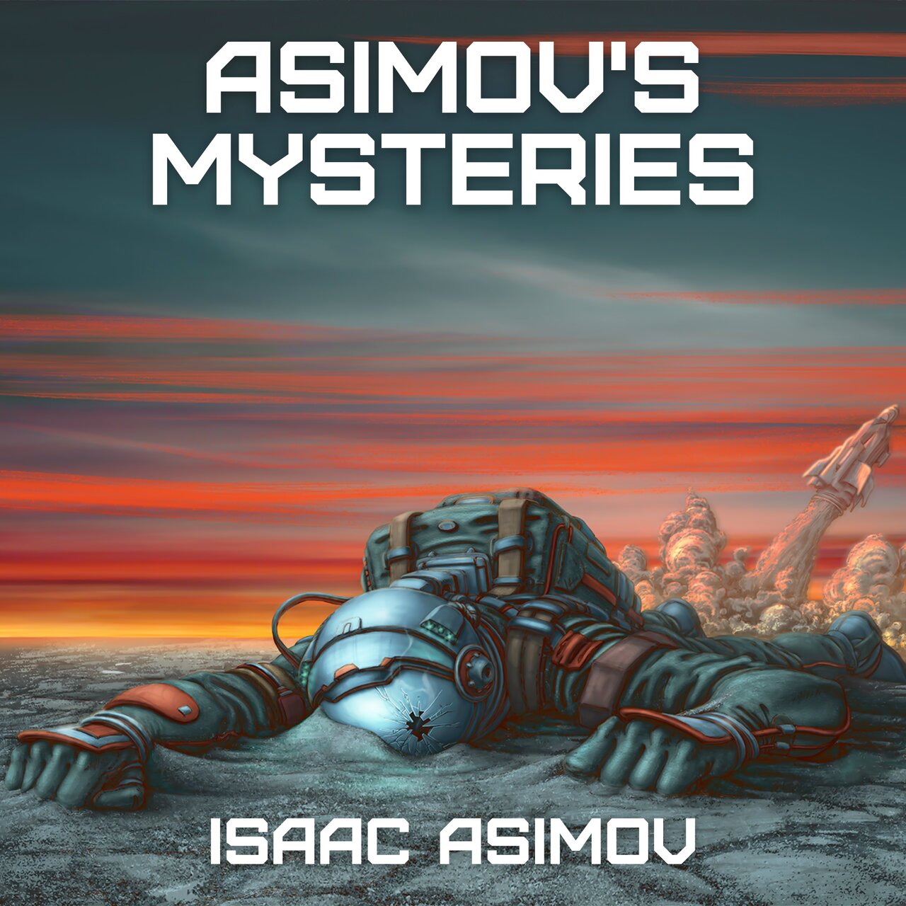 Audiobook cover for The best mysteries of Isaac Asimov