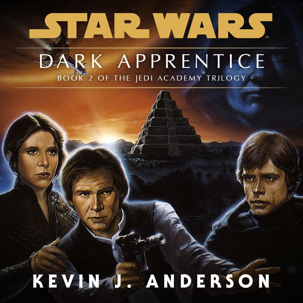 Audiobook cover for Dark Apprentice (Star Wars: The Jedi Academy Trilogy, #2)