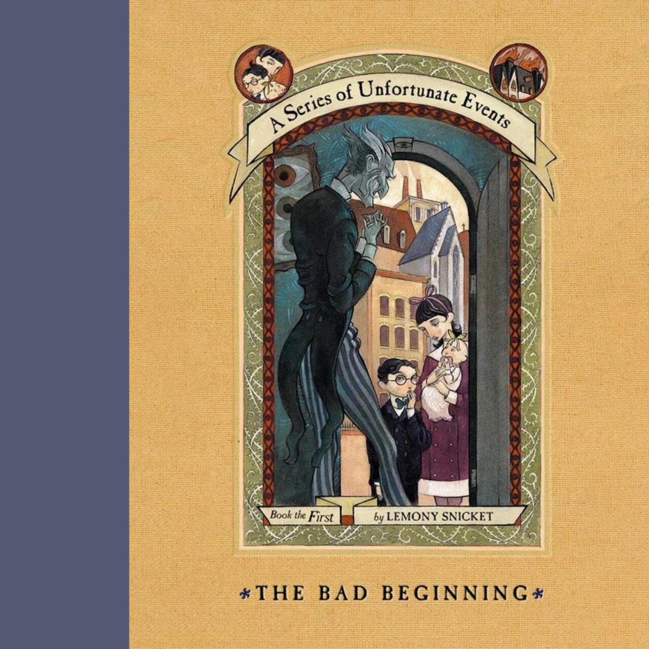 Audiobook cover for The Bad Beginning