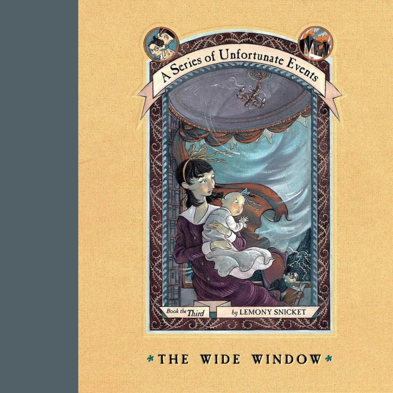 Audiobook cover for The Wide Window
