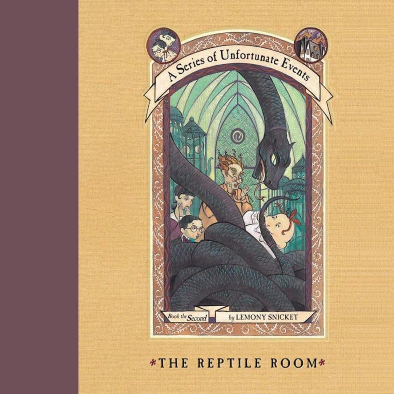 Audiobook cover for The Reptile Room