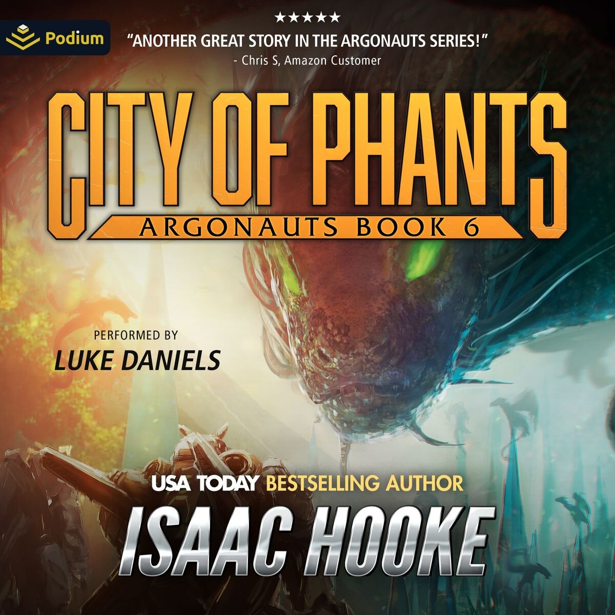 Audiobook cover for City of Phants (Argonauts)