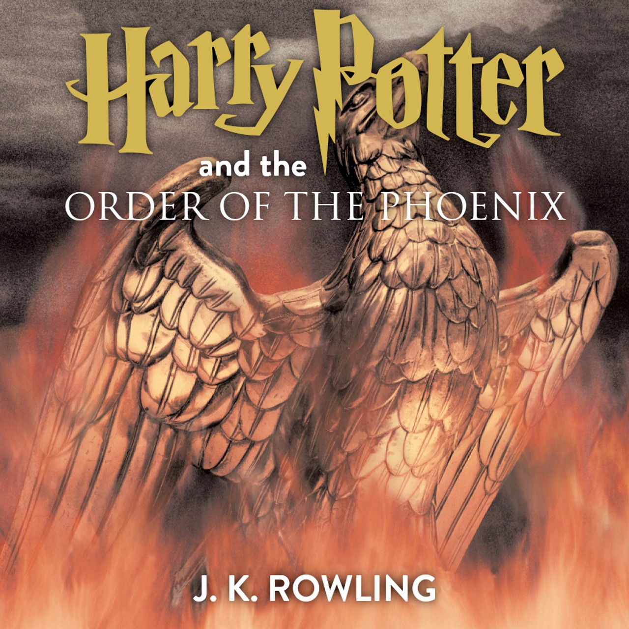 Audiobook cover for Harry Potter and the Order of the Phoenix