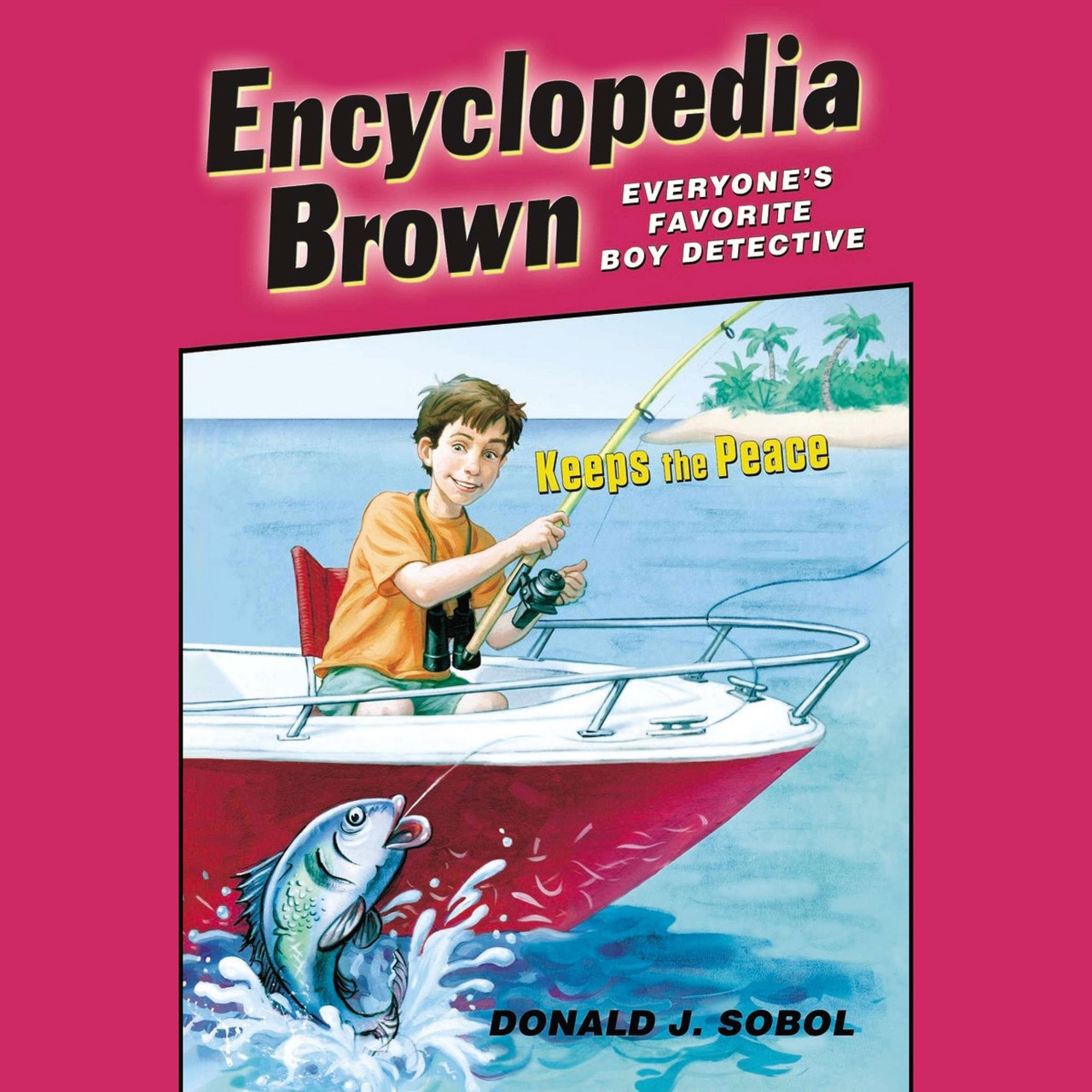 Audiobook cover for Encyclopedia Brown Keeps the Peace