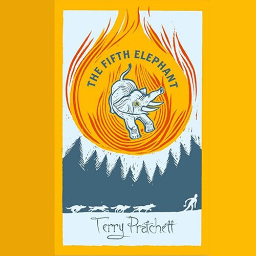 Audiobook cover for The Fifth Elephant