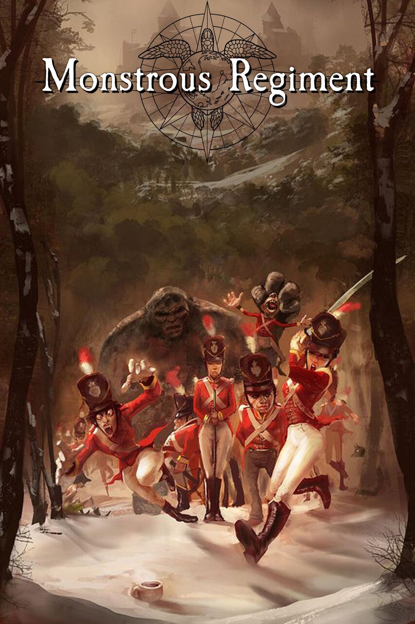 Audiobook cover for Monstrous Regiment