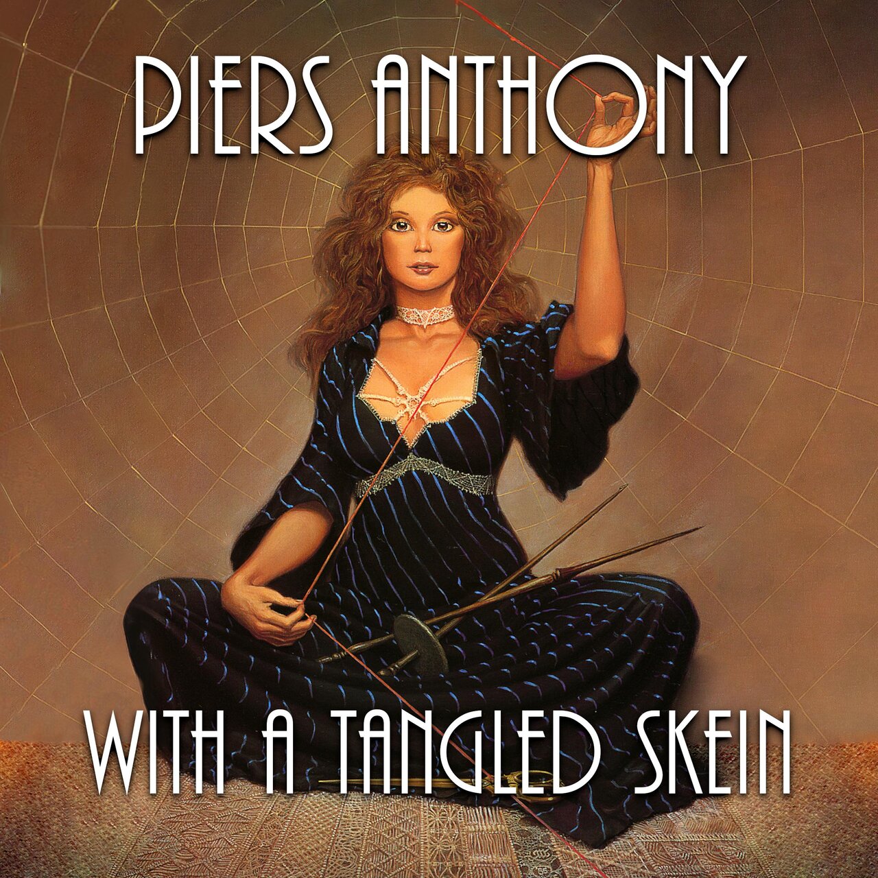 Audiobook cover for With a Tangled Skein
