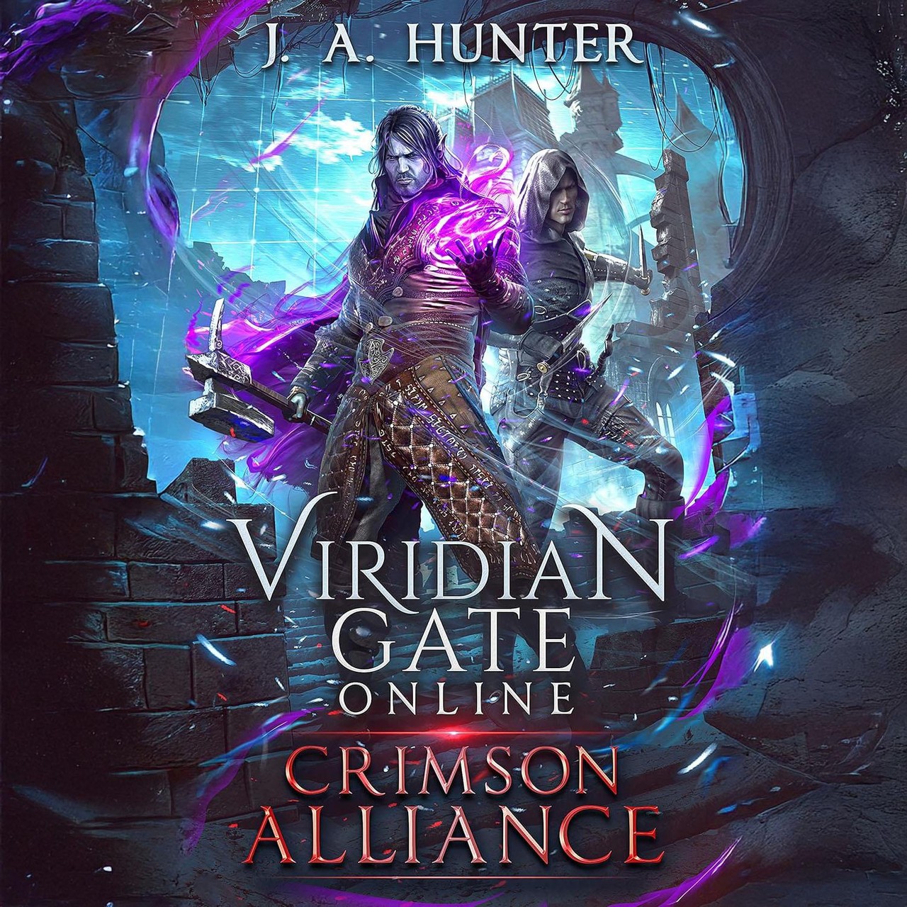 Audiobook cover for Viridian Gate Online : Crimson Alliance