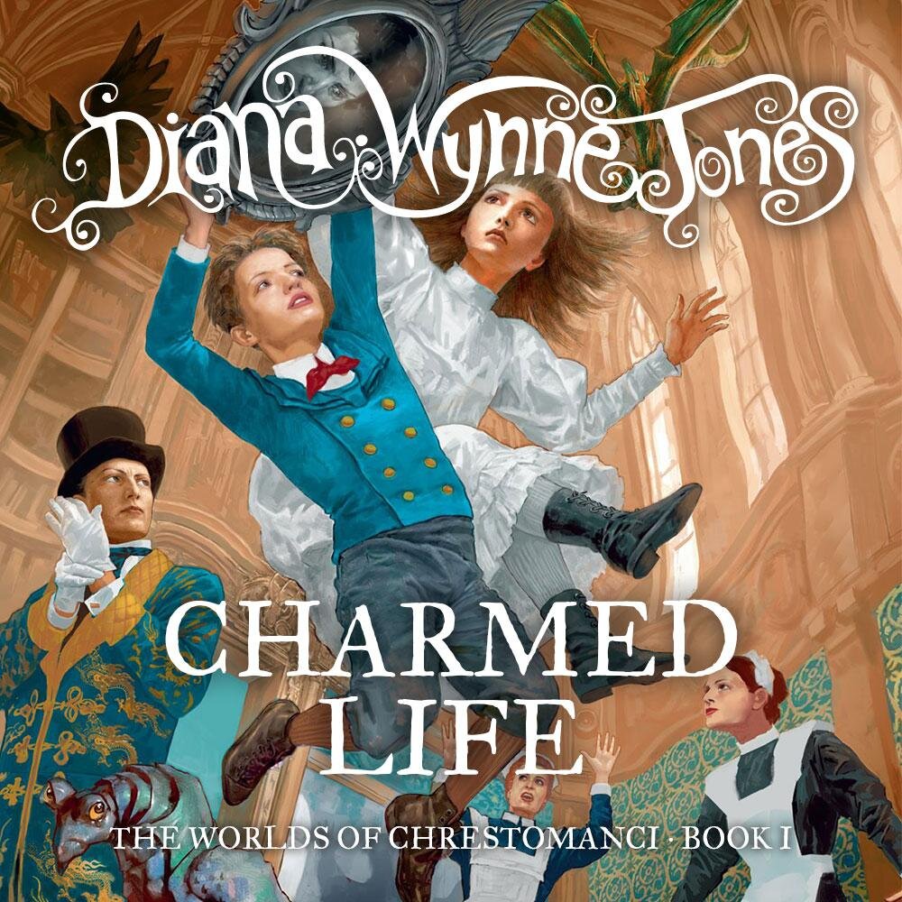 Audiobook cover for The Chronicles of Chrestomanci, Volume 1: Charmed Life / The Lives of Christopher Chant