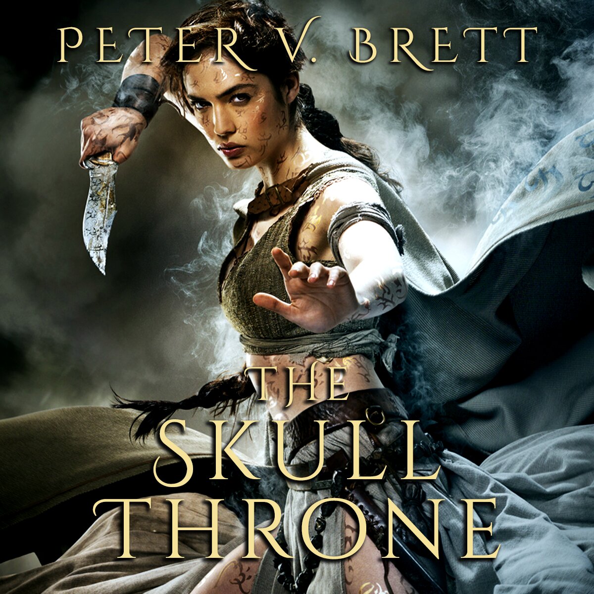 Audiobook cover for The Skull Throne: Book Four of The Demon Cycle