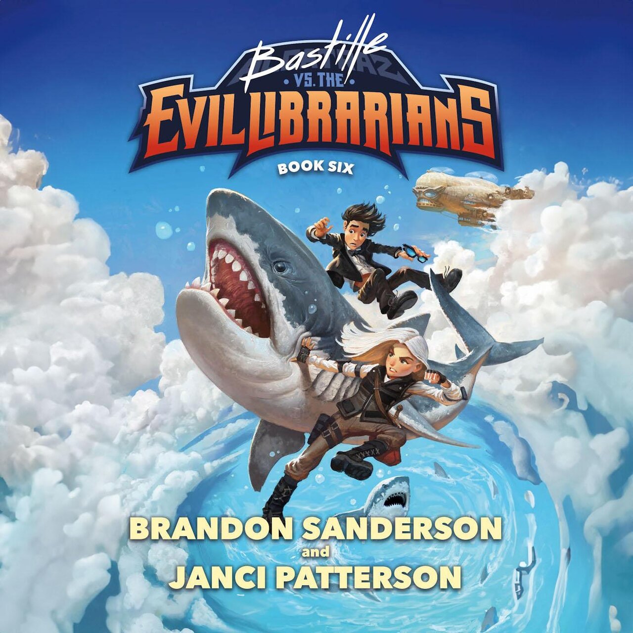 Audiobook cover for Bastille vs. the Evil Librarians