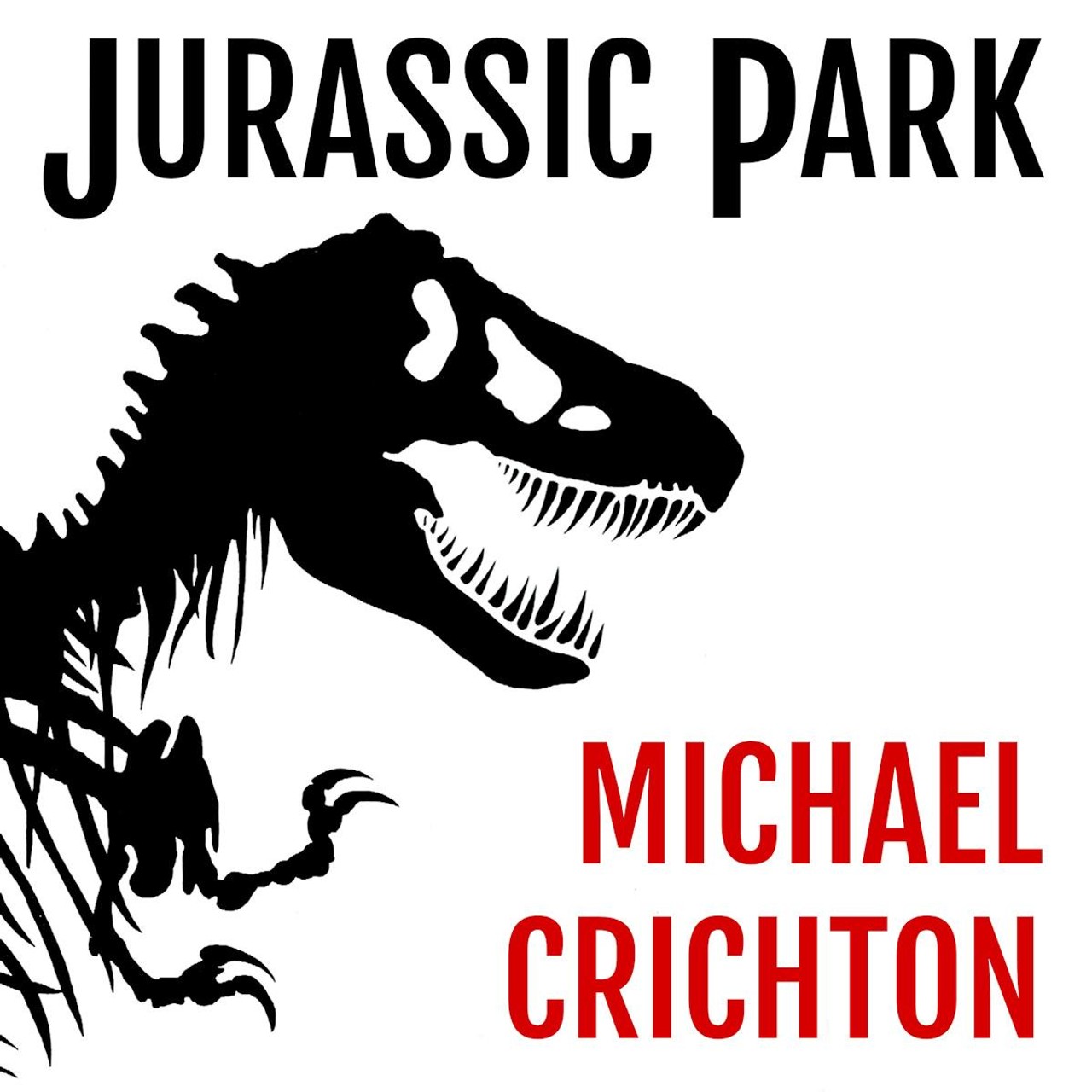 Audiobook cover for Jurassic Park