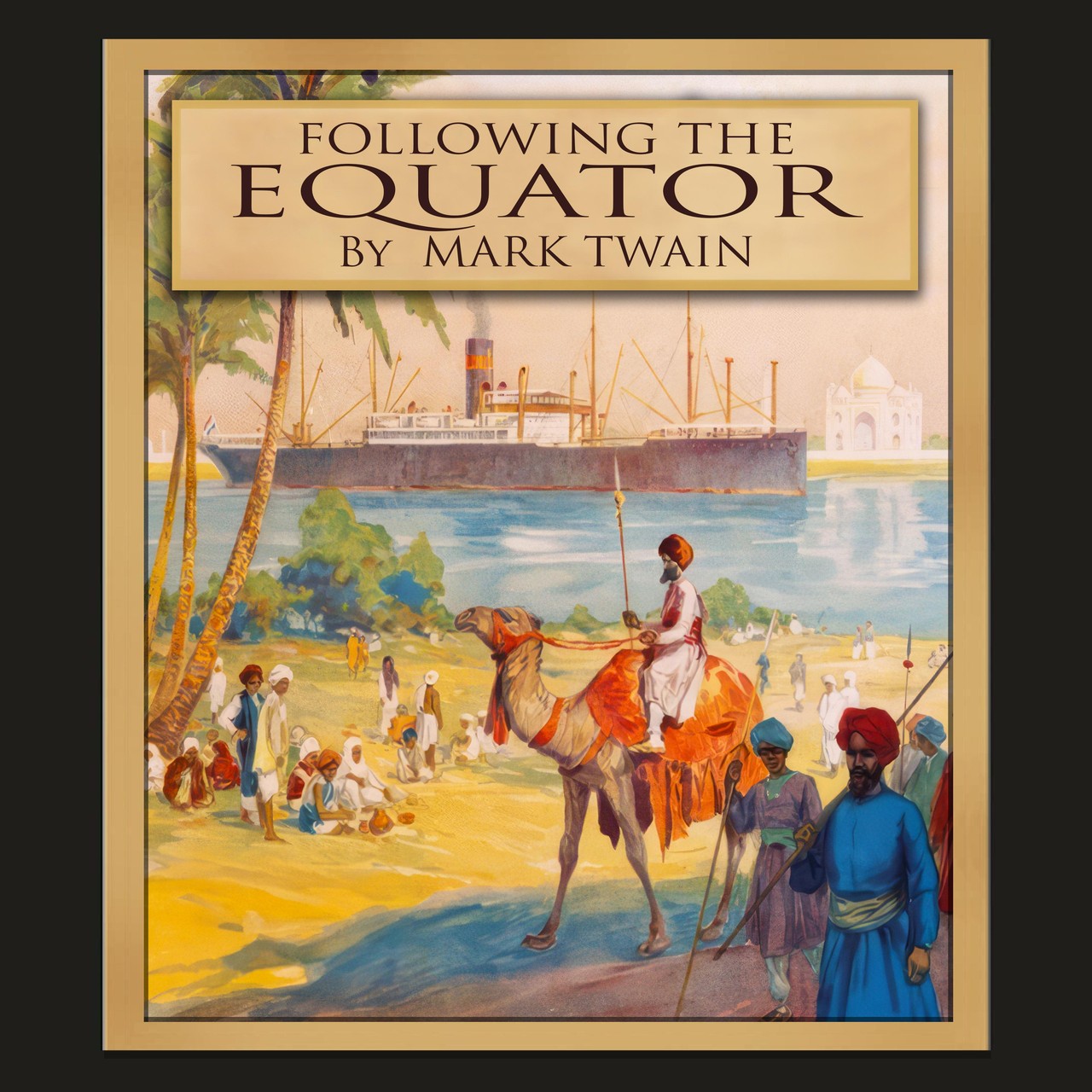 Audiobook cover for Following the Equator