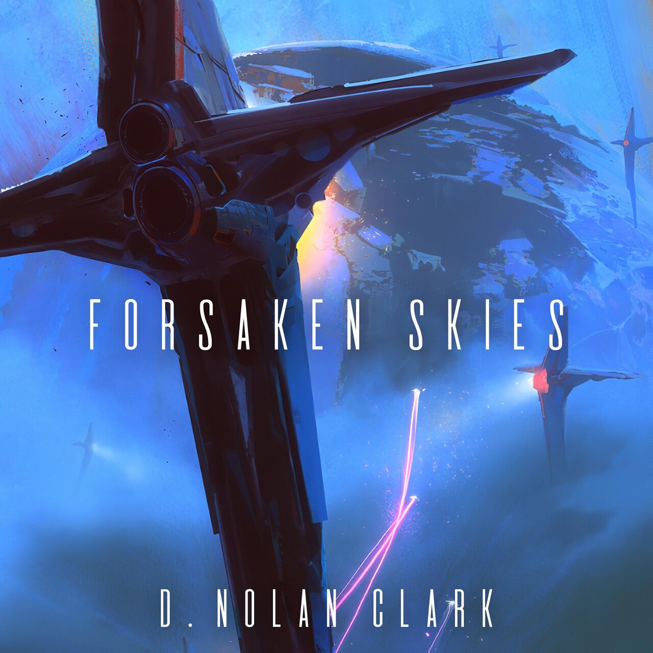 Audiobook cover for Forsaken skies