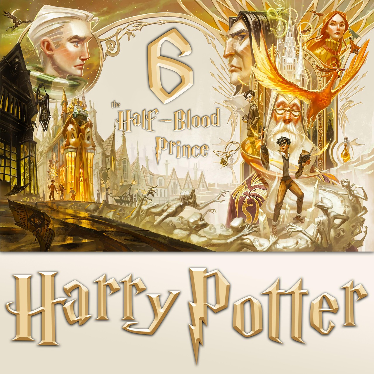 Audiobook cover for Harry Potter and the Half Blood Prince, Vol. 1