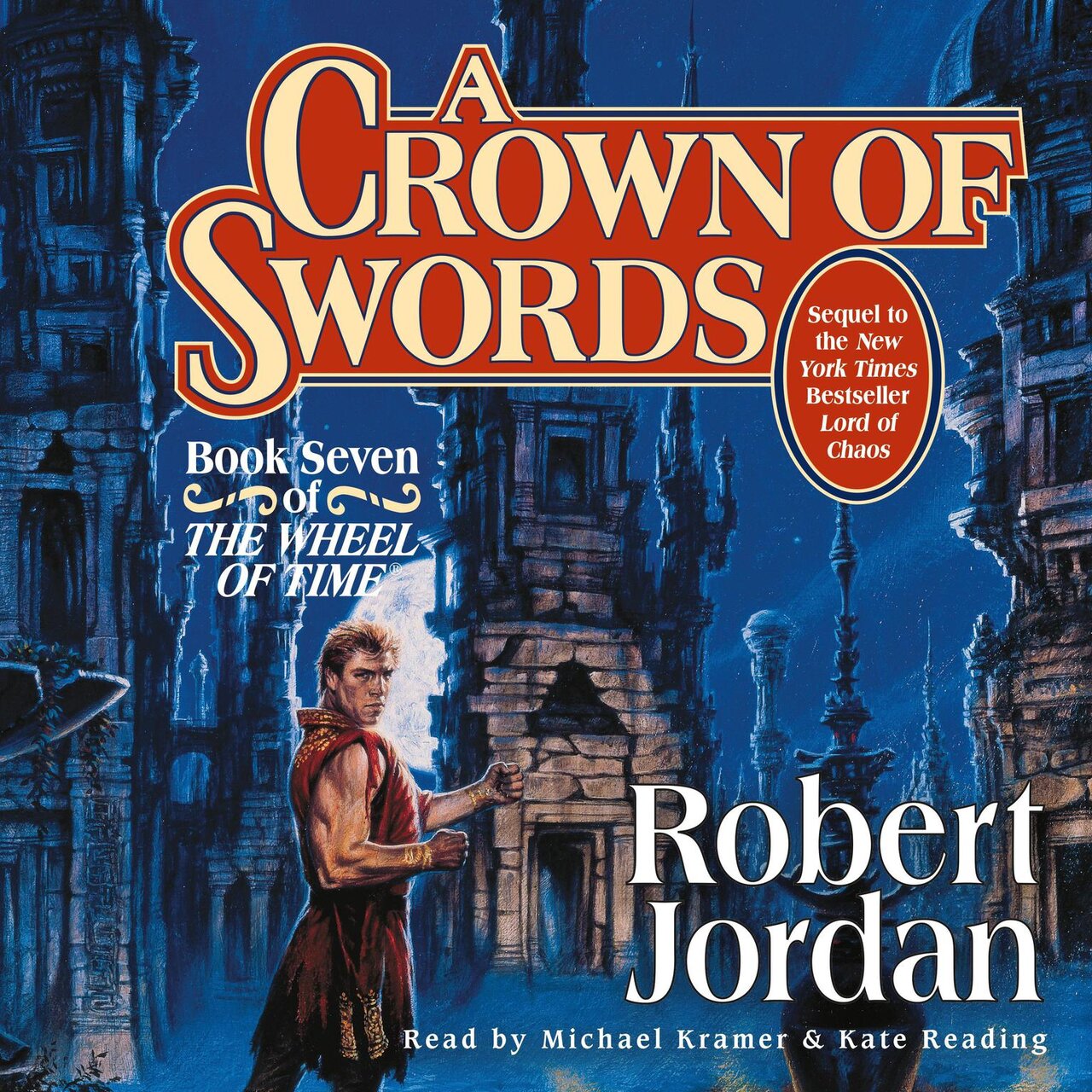 Audiobook cover for A Crown of Swords (The Wheel of Time, Book 7)