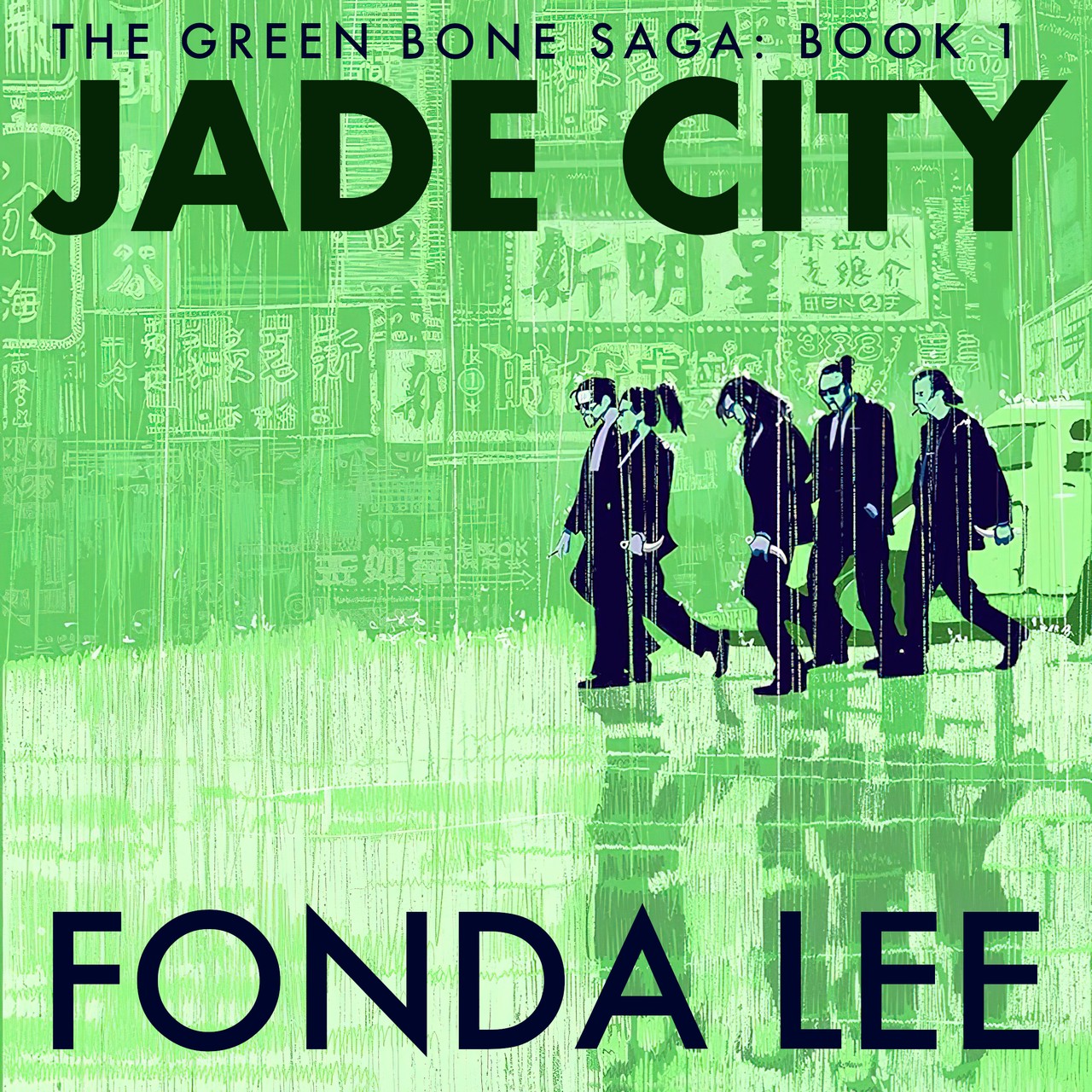 Audiobook cover for Jade City