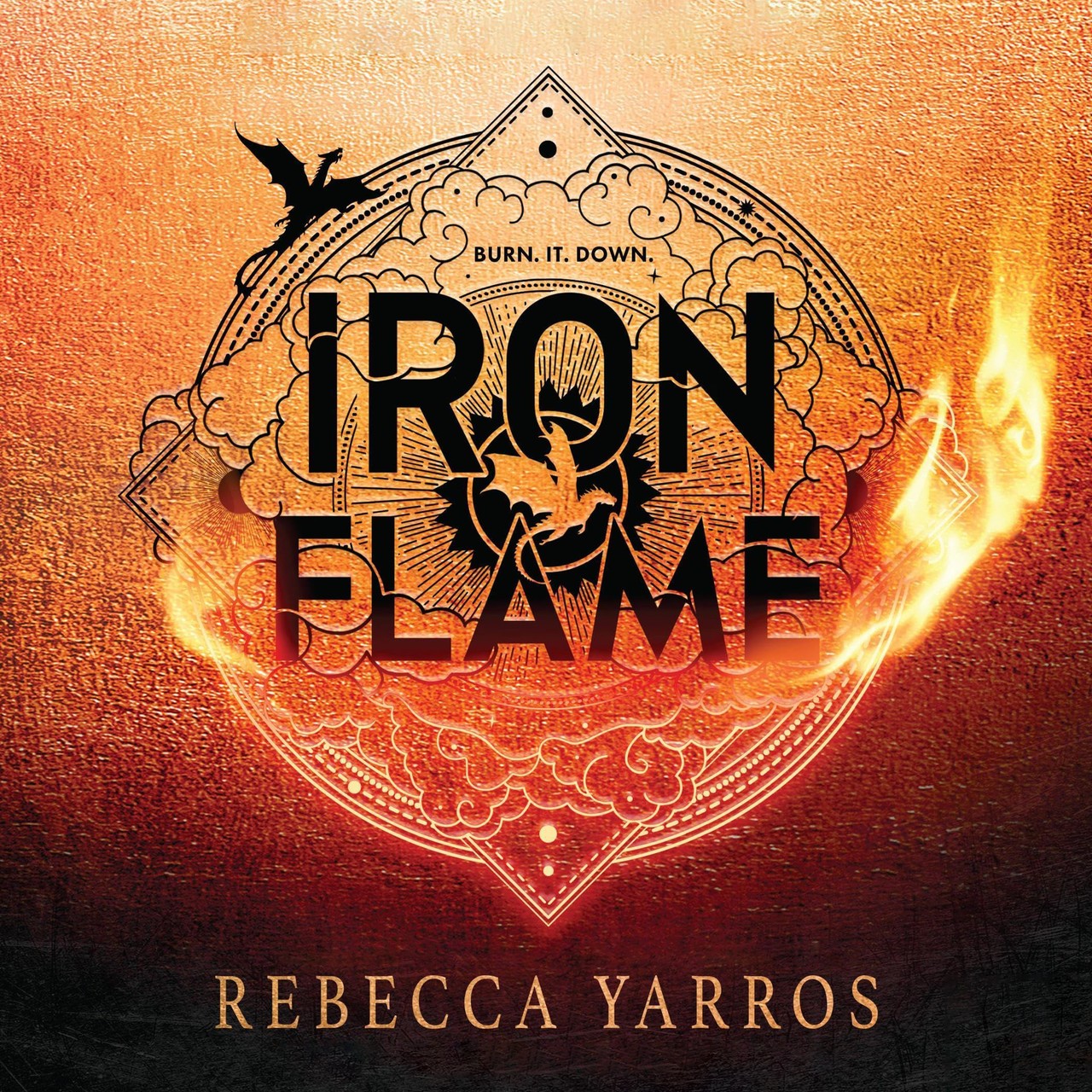 Audiobook cover for Iron Flame