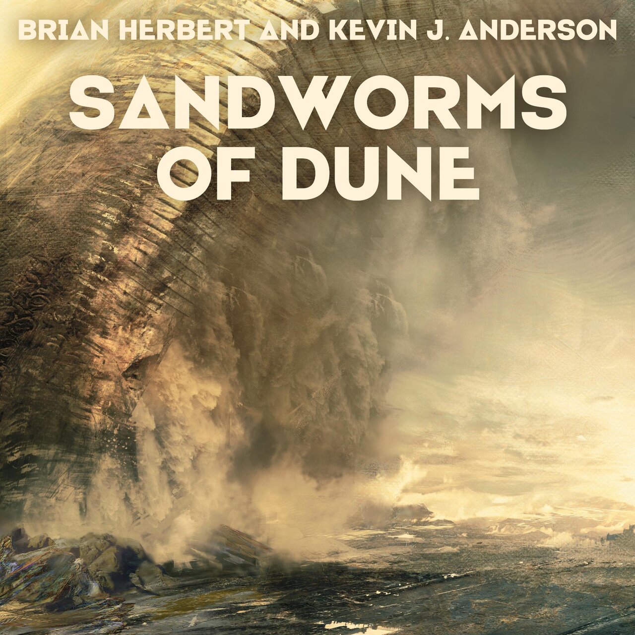 Audiobook cover for Sandworms of Dune