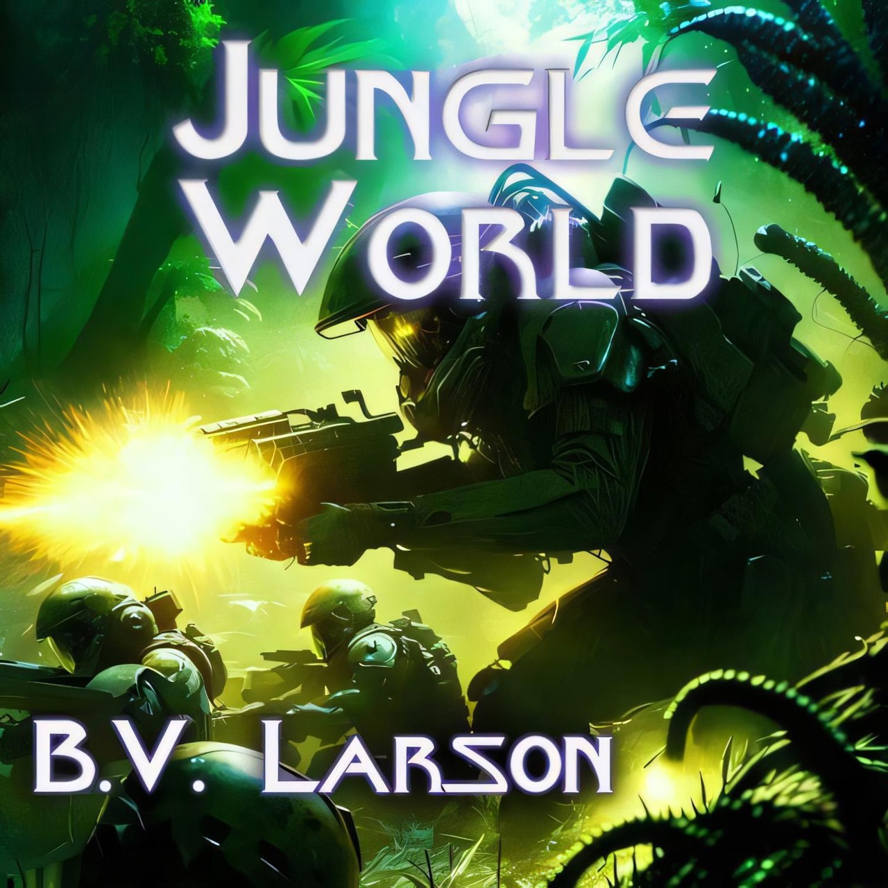 Audiobook cover for Painting World! - Trees' Life and the Jungle Book