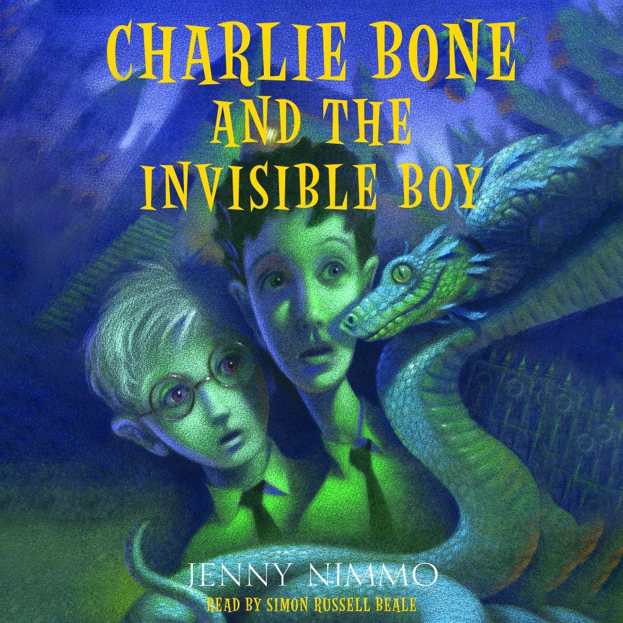 Audiobook cover for Charlie Bone and the invisible boy