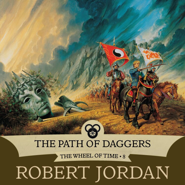 Audiobook cover for The Path of Daggers: (The Wheel of Time, Book 8)