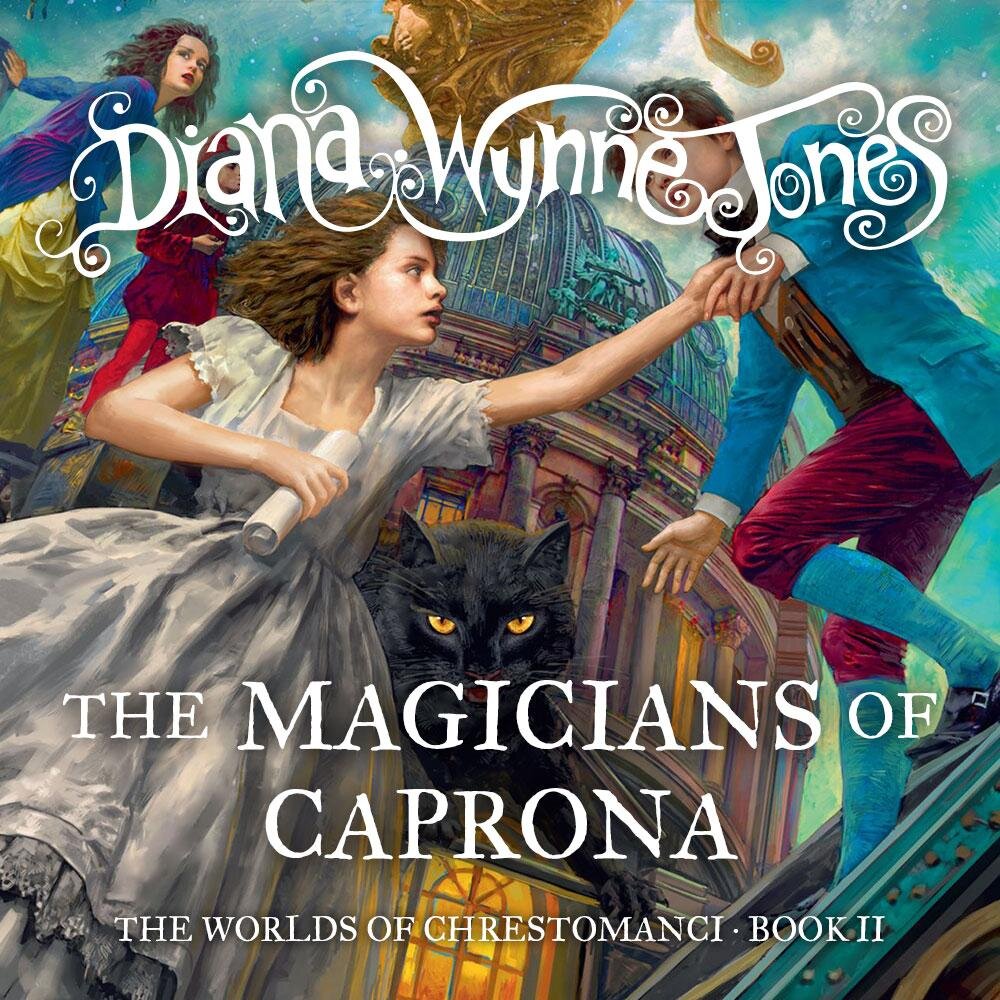 Audiobook cover for The Magicians of Caprona