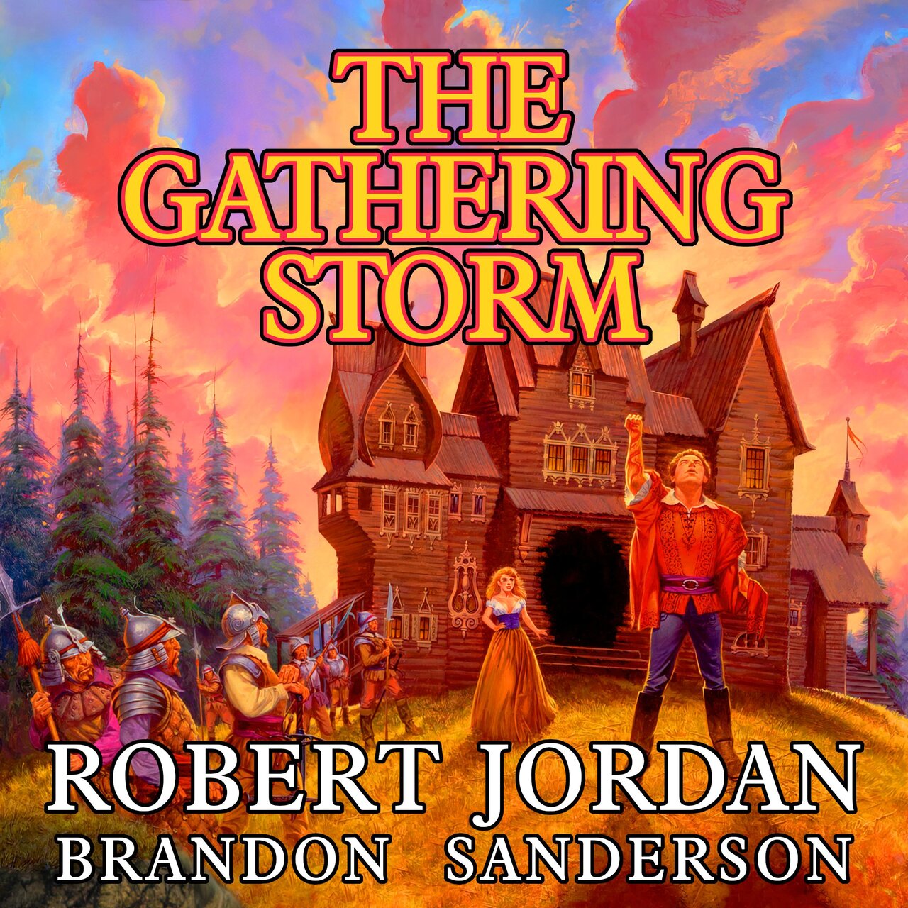 Audiobook cover for The Gathering Storm