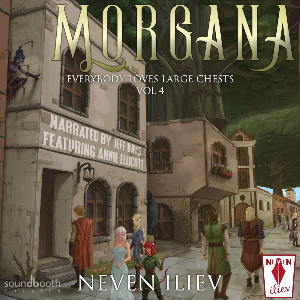Audiobook cover for Morgana: Everybody Loves Large Chests, Book 4