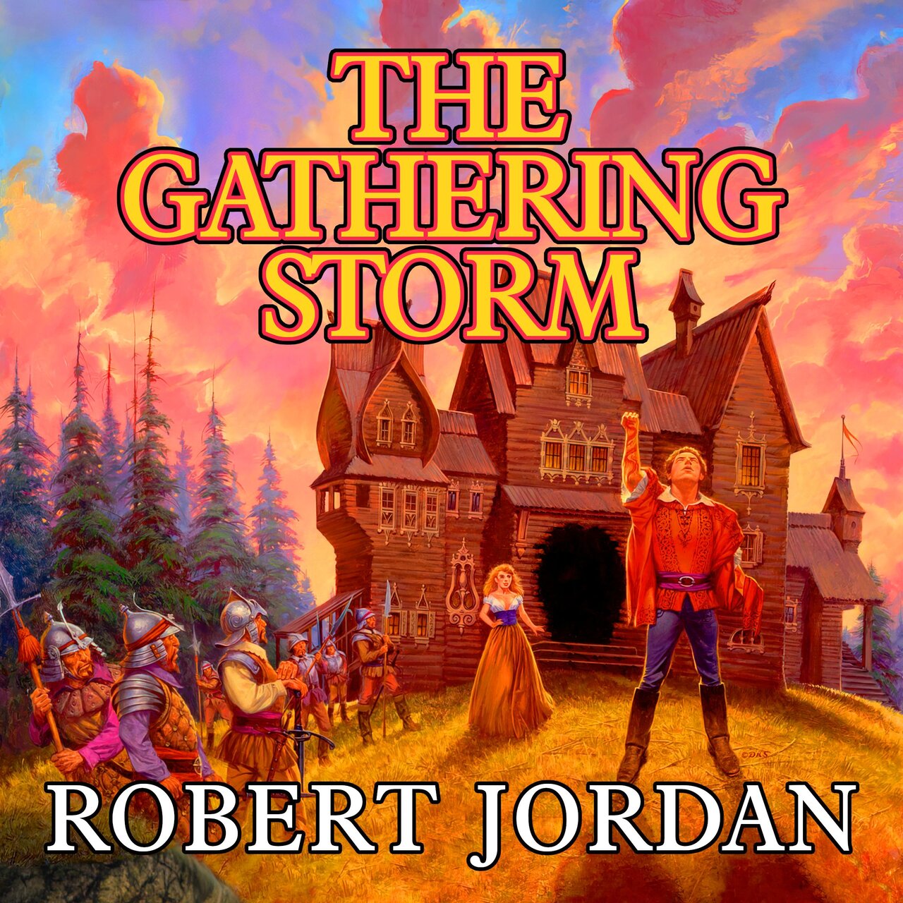 Audiobook cover for The Gathering Storm