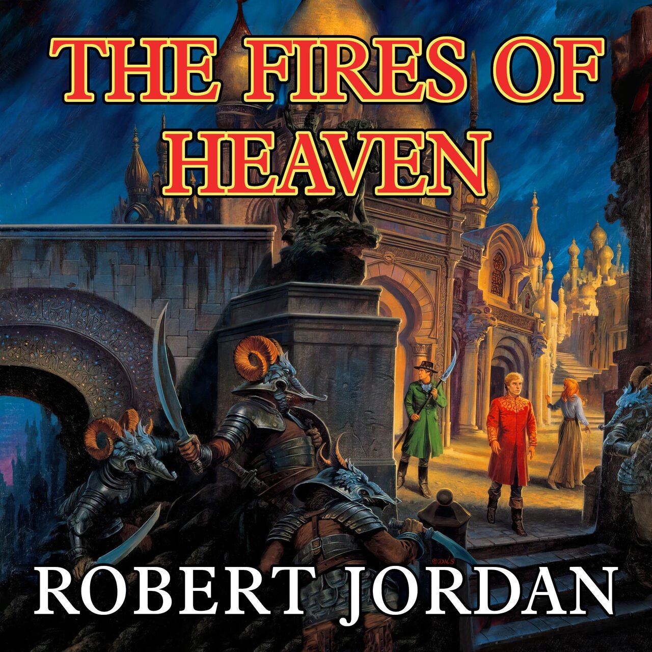 Audiobook cover for The Fires of Heaven: (The Wheel of Time, Book 5)