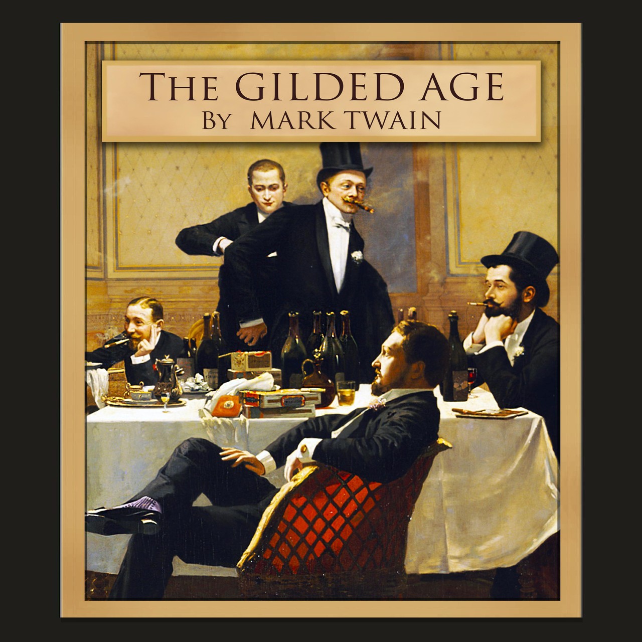 Audiobook cover for The Gilded Age