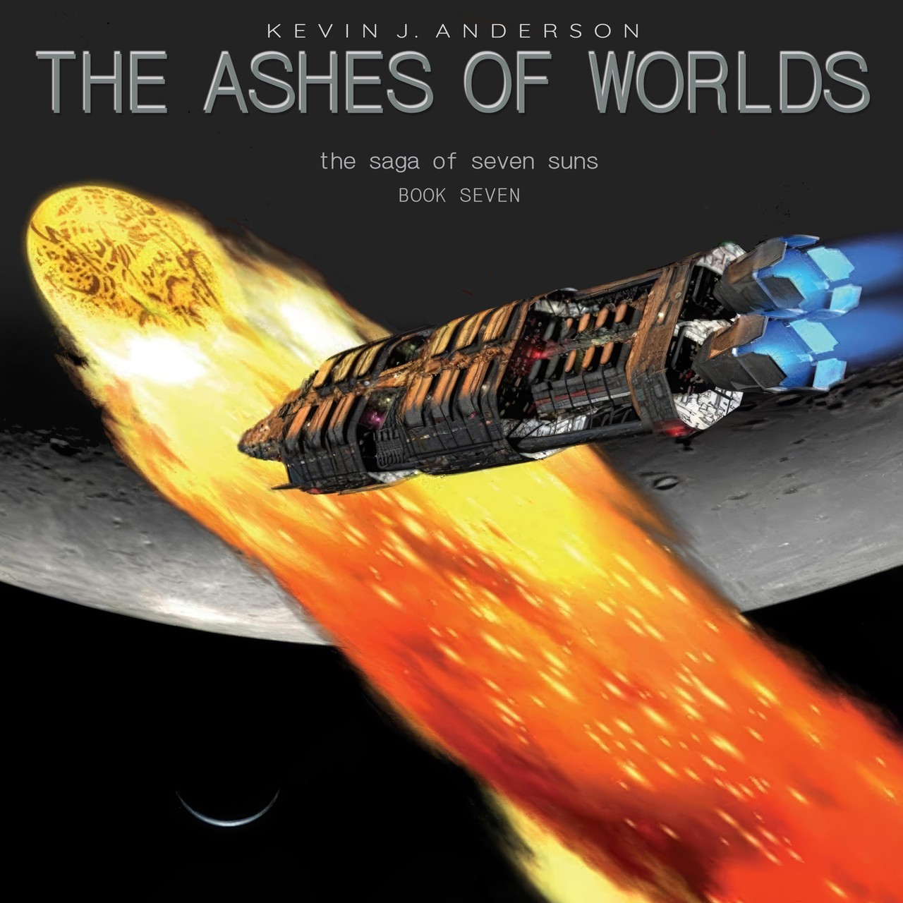 Audiobook cover for The Ashes of Worlds