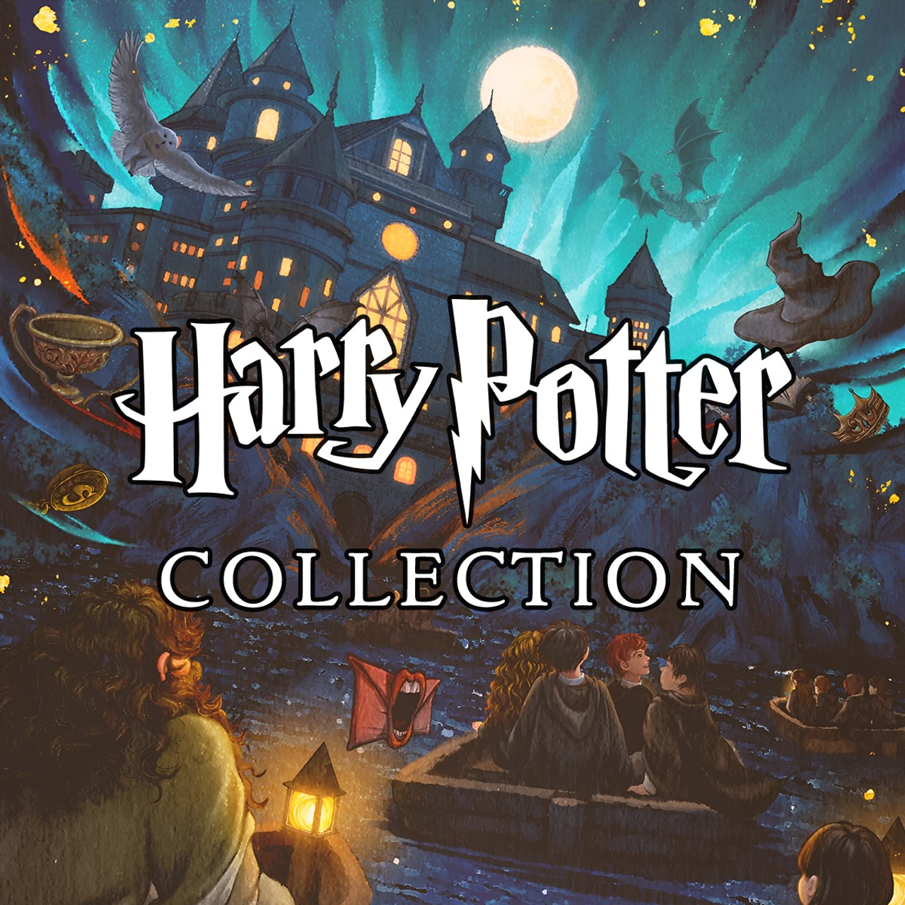 Audiobook cover for Harry Potter House Gryffindor Edition Series 1-5 Books Collection Set By J.K. Rowling