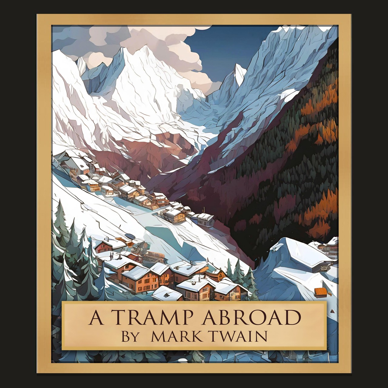 Audiobook cover for A Tramp Abroad