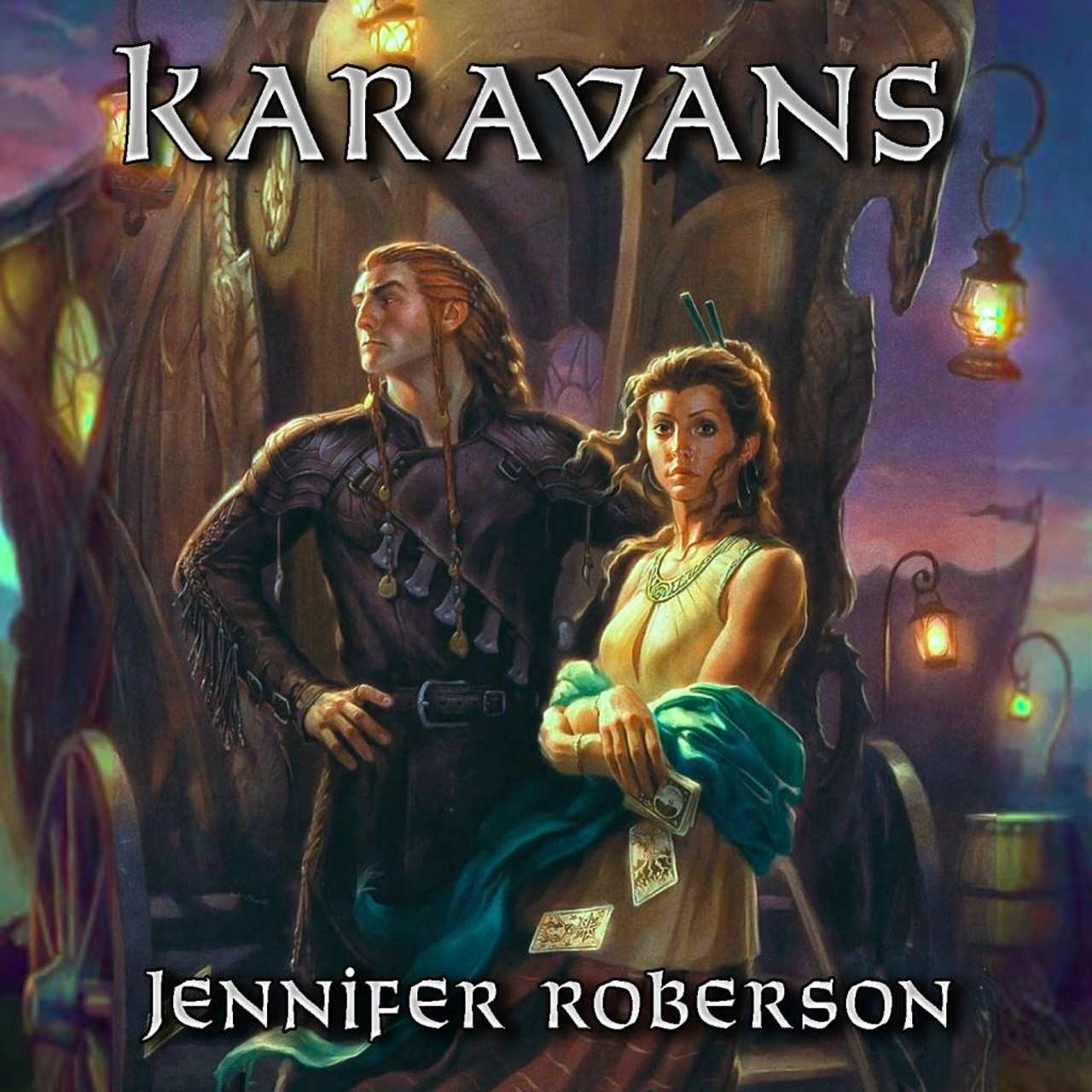 Audiobook cover for Karavans