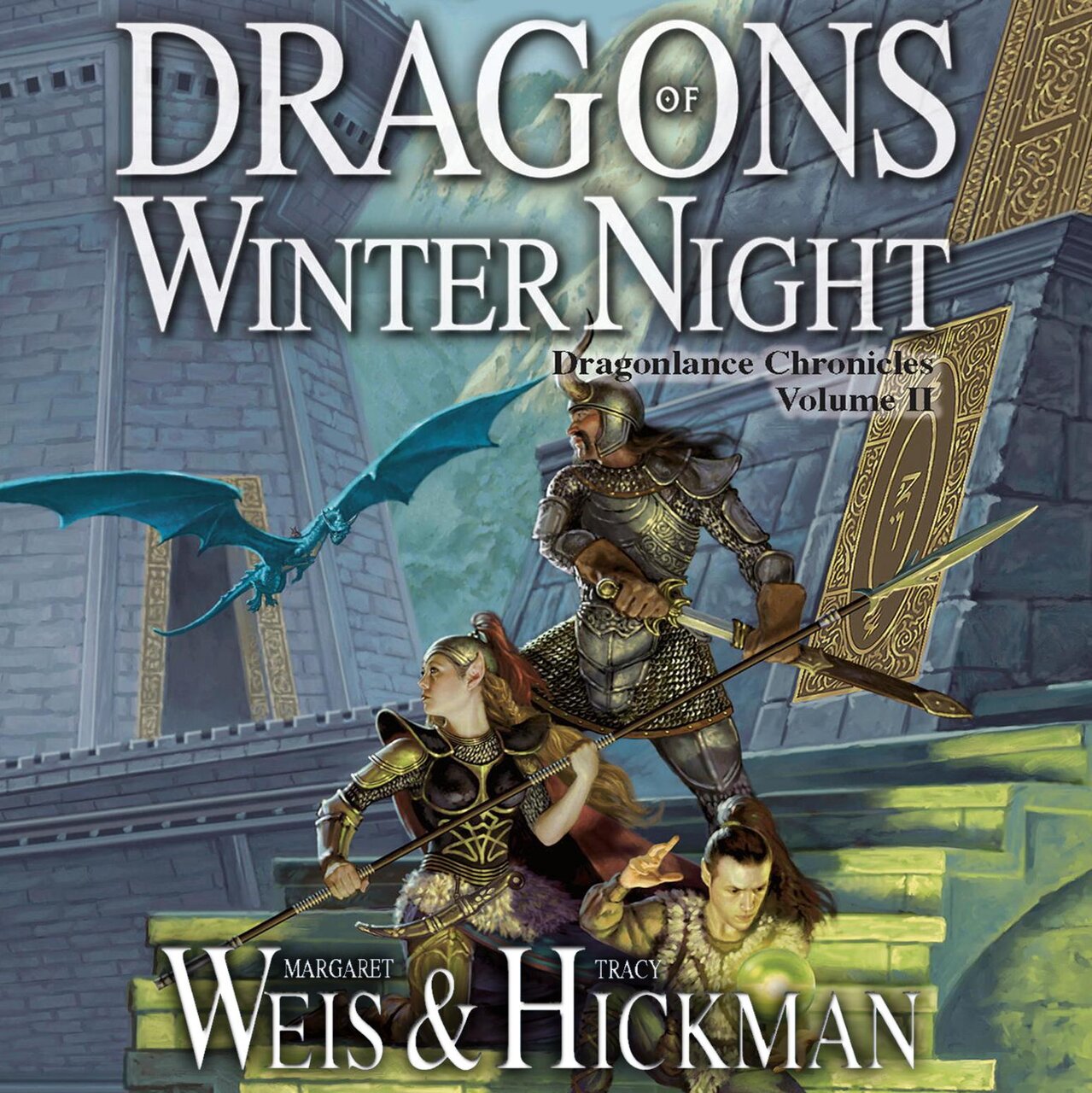 Audiobook cover for Dragons of Winter Night