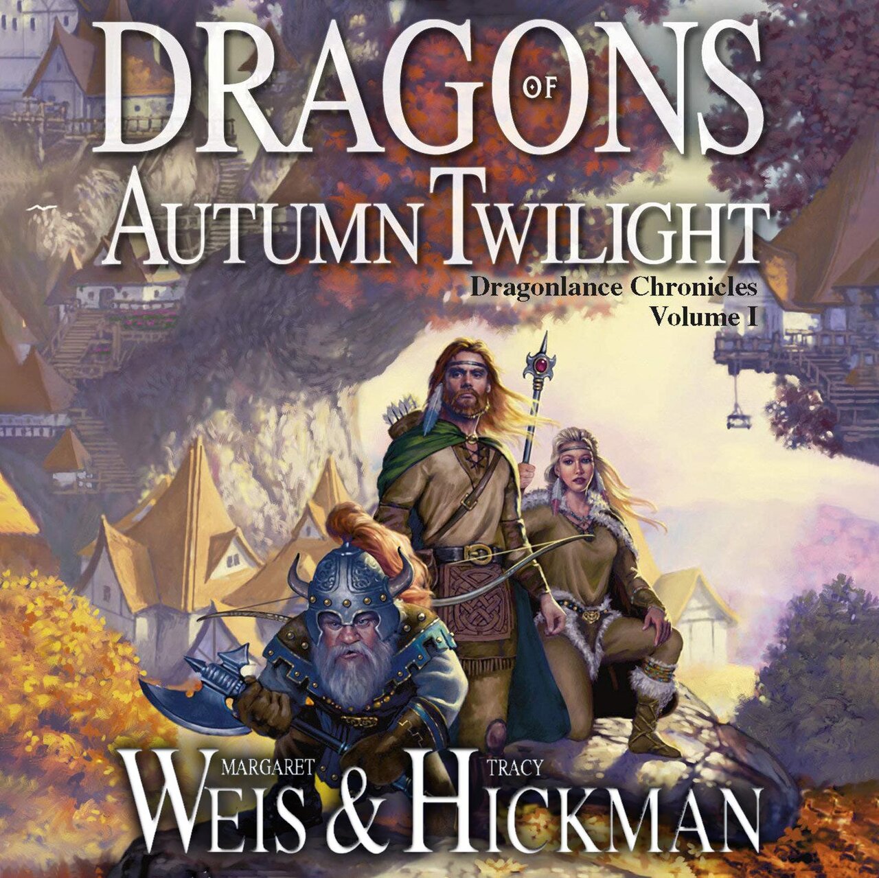 Audiobook cover for Dragons of Autumn Twilight