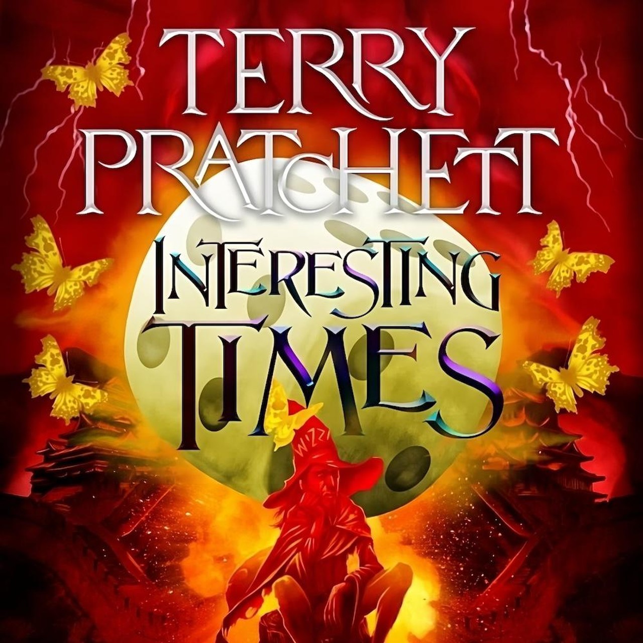 Audiobook cover for Terry Pratchett's Interesting times