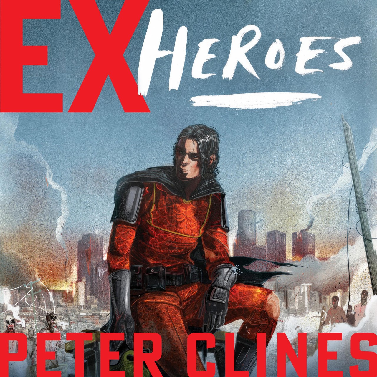Audiobook cover for Ex Heroes