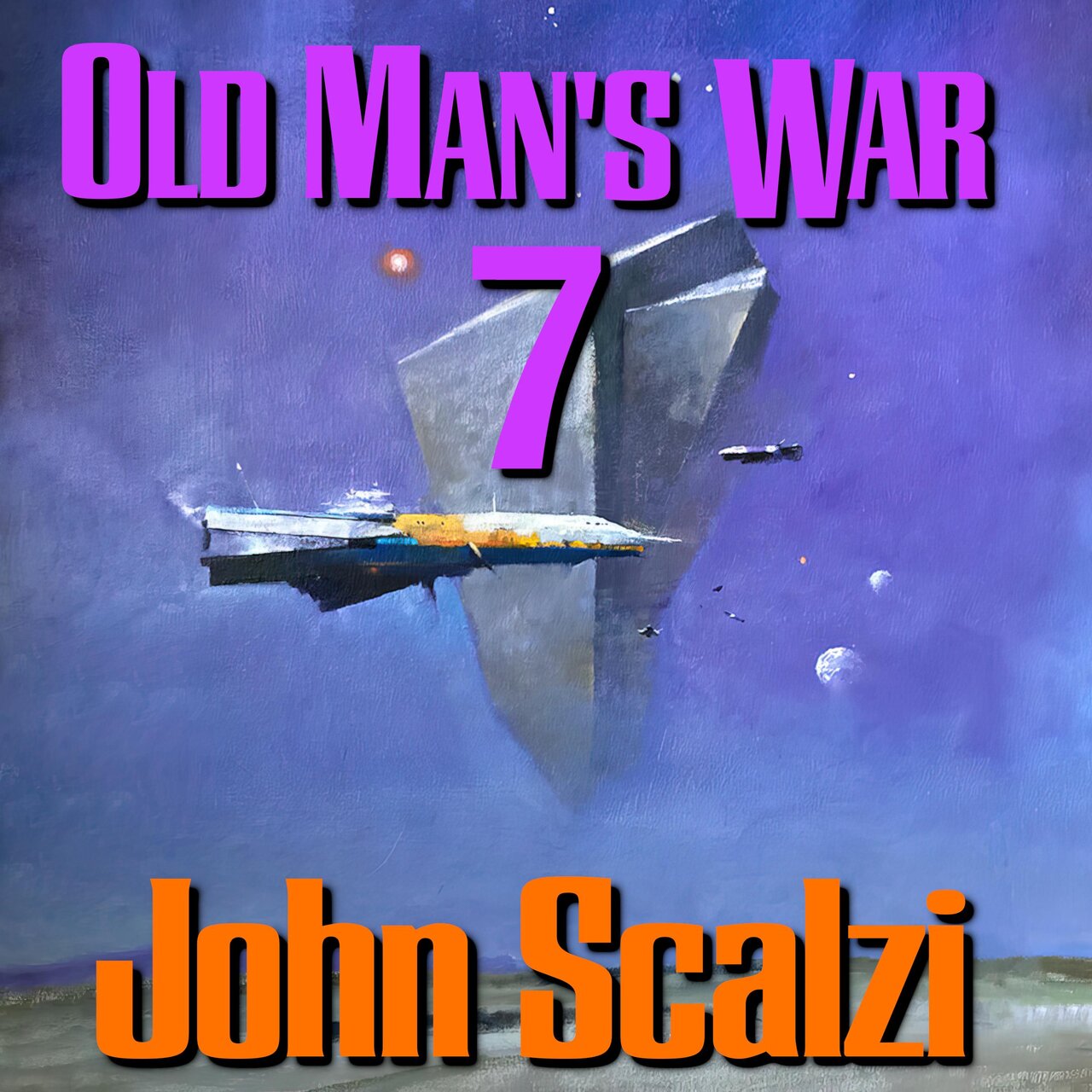Audiobook cover for Old Man's War Series: (Old Man's War, The Ghost Brigades, The Last Colony, Zoe's Tale, The Human Division, The End of All Things)