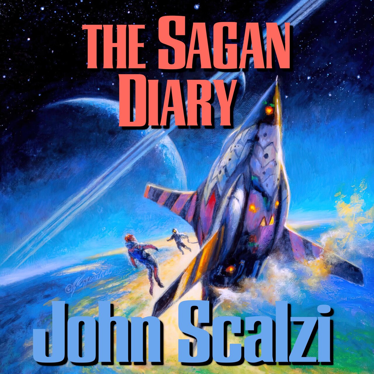 Audiobook cover for The Sagan Diary