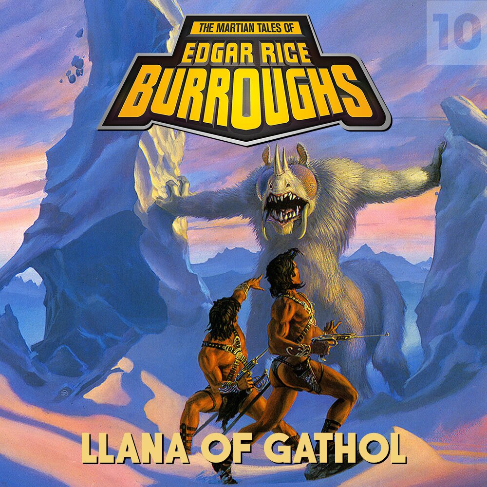 Audiobook cover for Llana of Gathol (Mars #10)