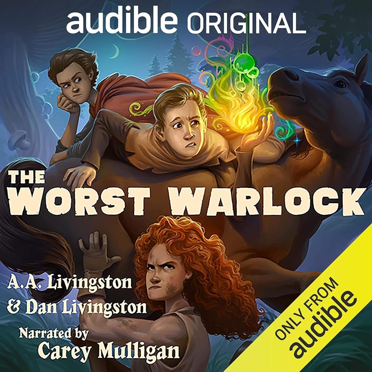 Audiobook cover for Worst Warlock
