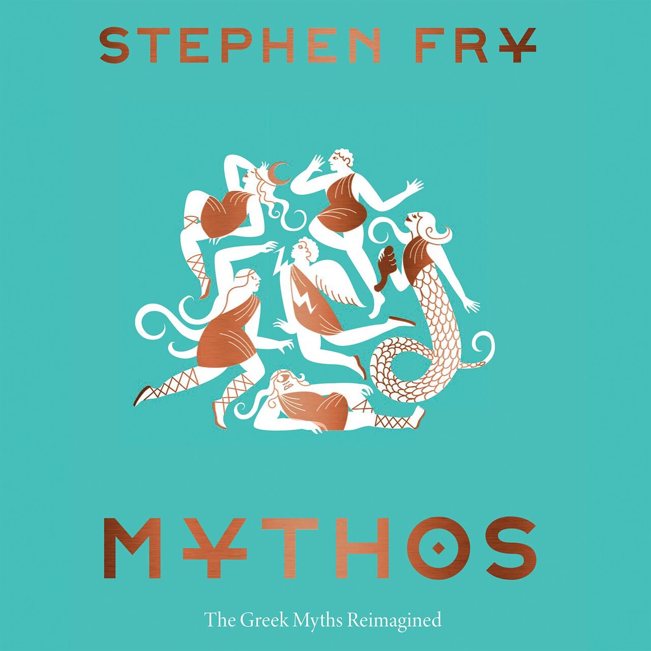 Audiobook cover for Mythos: The Greek Myths Reimagined