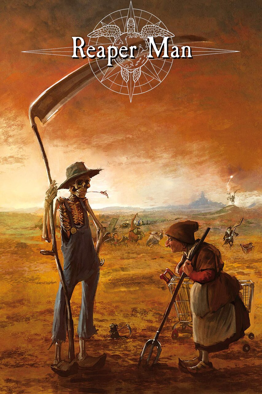 Audiobook cover for Novels. Reaper Man / Guards! Guards!
