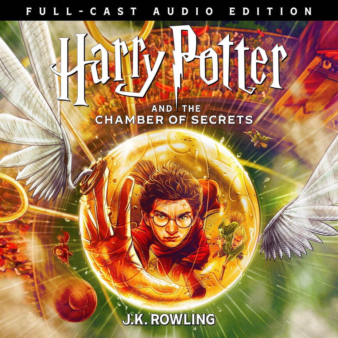 Audiobook cover for Harry Potter and the Chamber of Secrets